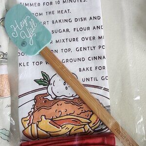 Paula Dean Apron, Hand Towel and Spatula Set JTV New In Bag